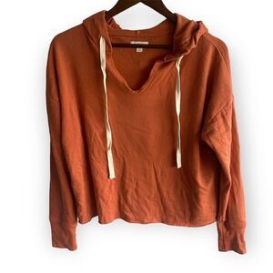 Women's Close Coral Lightweight Hooded Sweatshirt